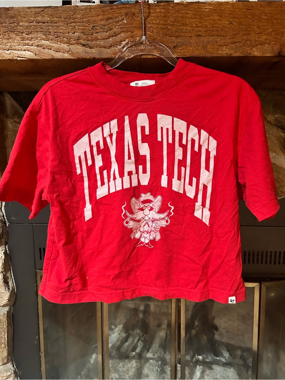 Texas Tech Red Crop Tee - Women